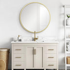 Framed Luxe Gold Wall Mirror — 16" - View 5