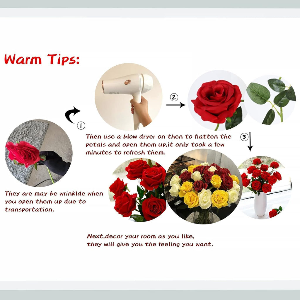 Black Artificial Flowers - View 7