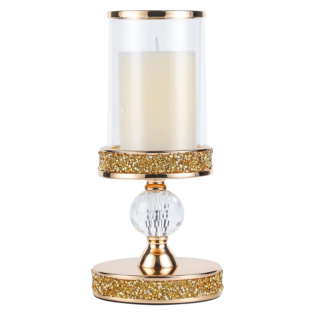 Luxe Glass Pillar Candle