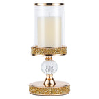 Luxe Glass Pillar Candle