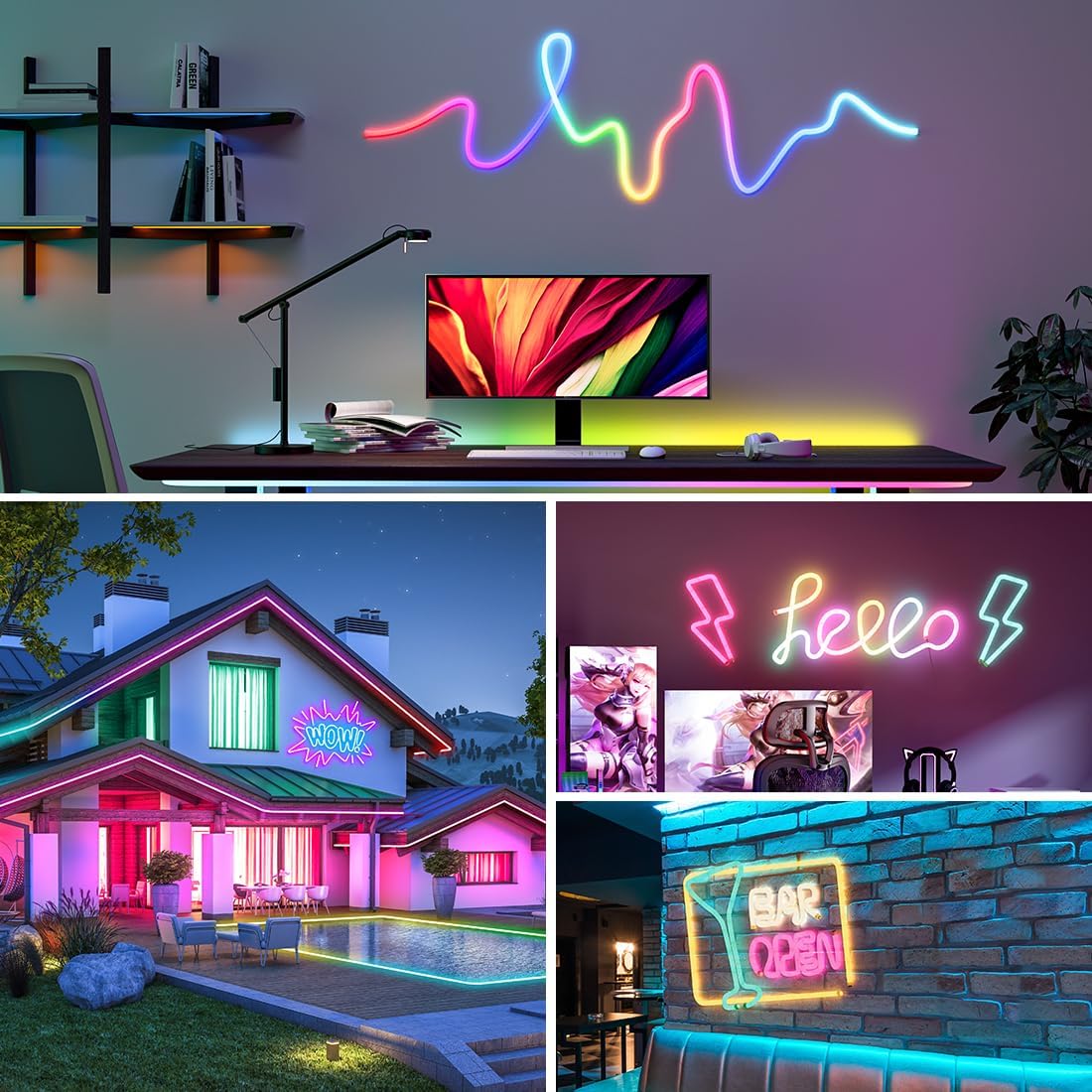 USB Metal LED Strip Light - View 2