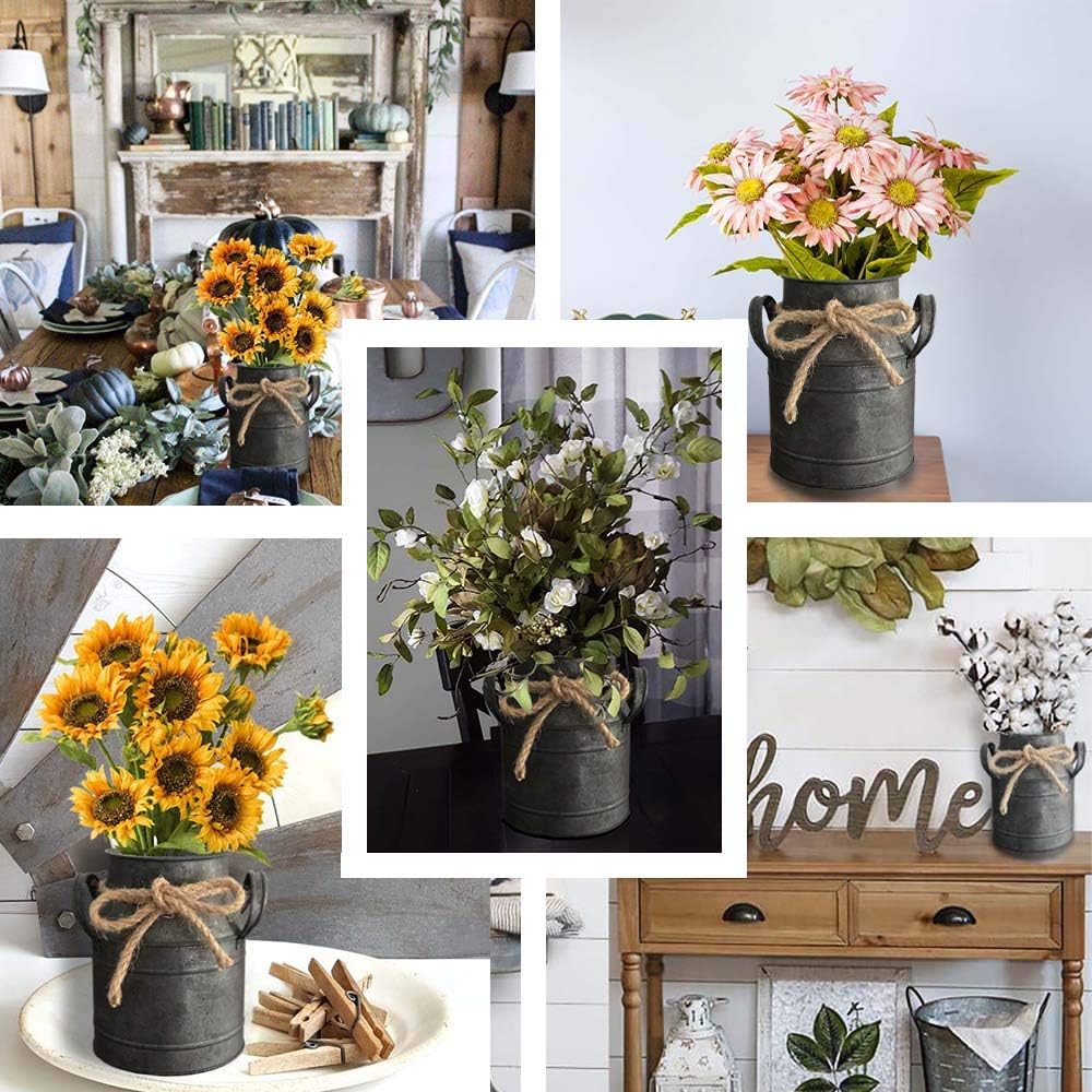 Vintage Farmhouse Brown Vase - View 2