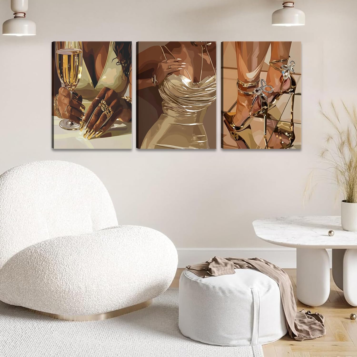 Framed Black Wall Decor — 16" - View 3