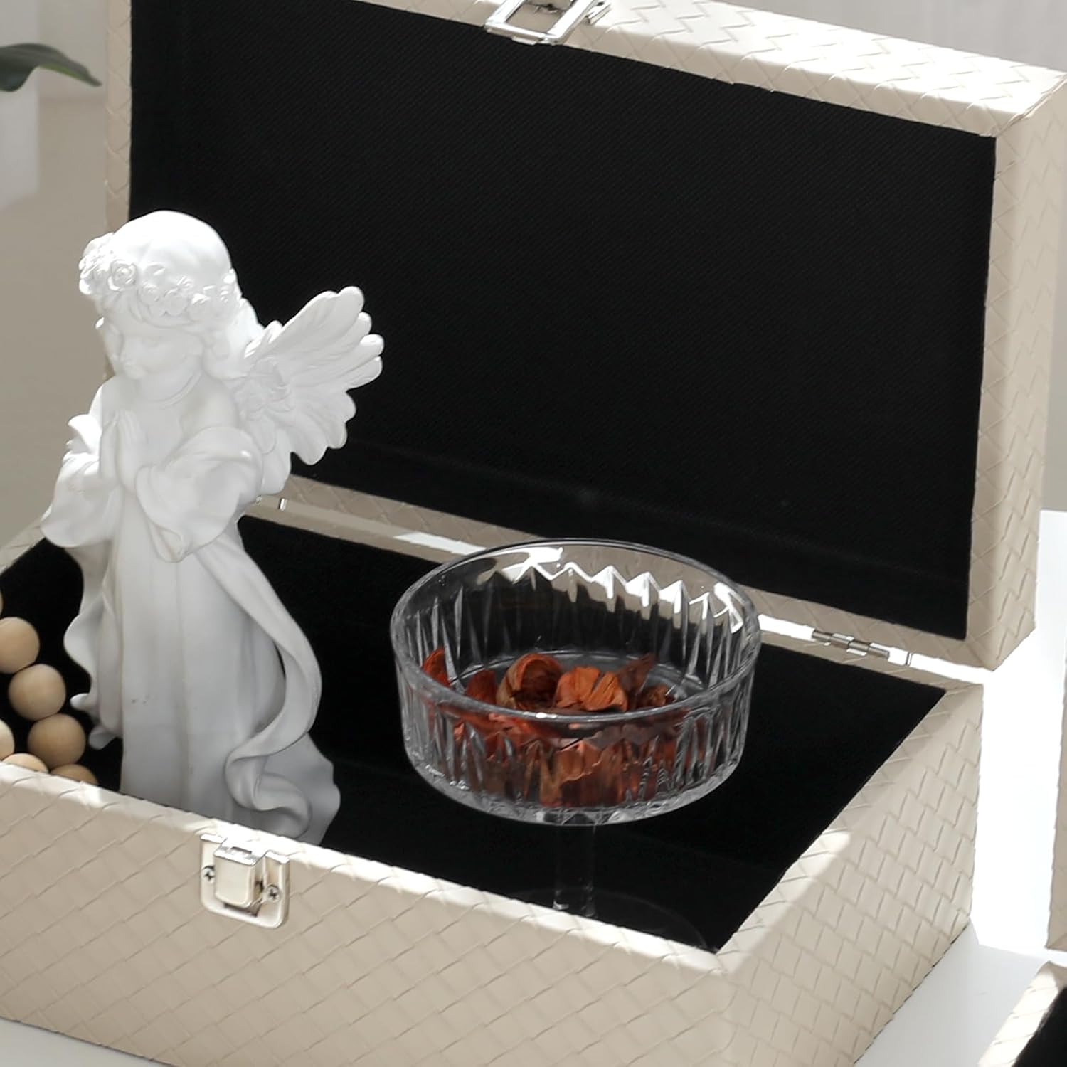 Gold Storage Basket — Set of 2 - View 5