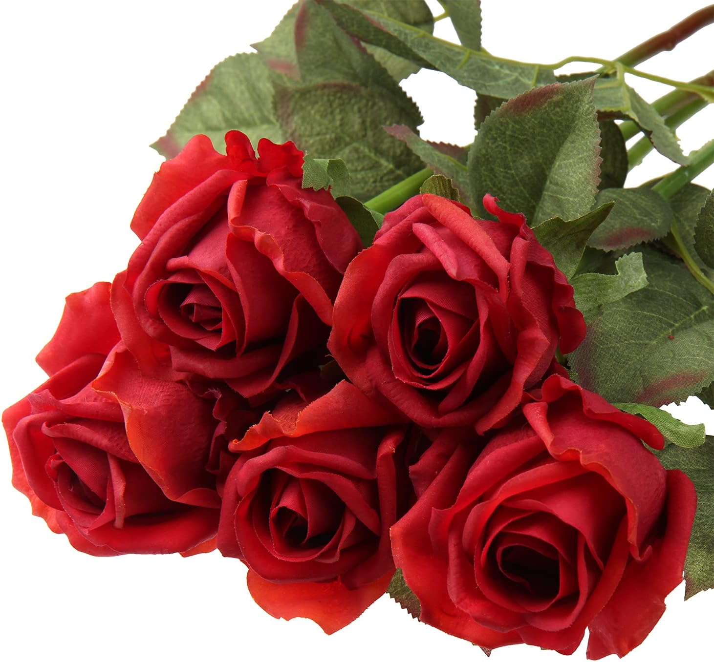 Blue Artificial Plant — 24" — Red