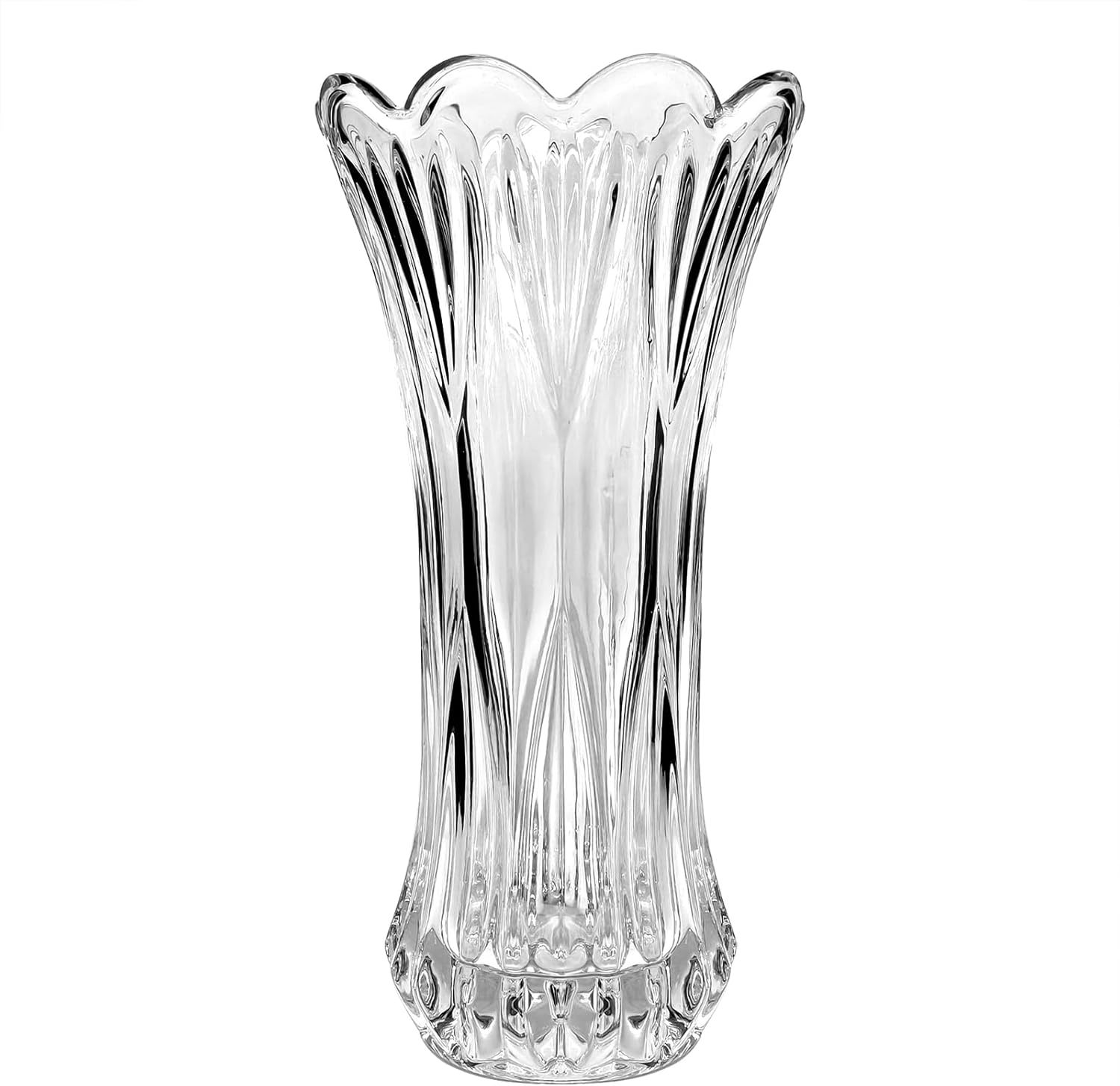 Glass Flower Vase — Shortclear-phoenix Tail Style
