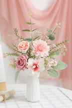 Farmhouse Blue Artificial Flowers — 11" - View 3