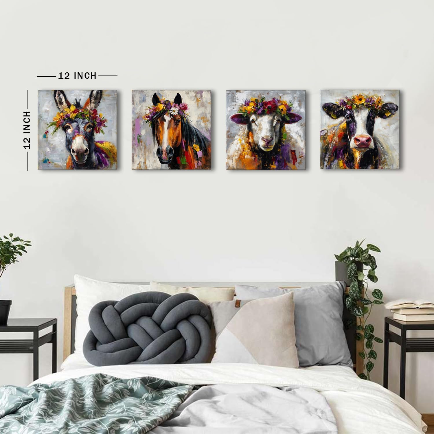 Farmhouse Orange Wall Decor — 12x12 - View 4