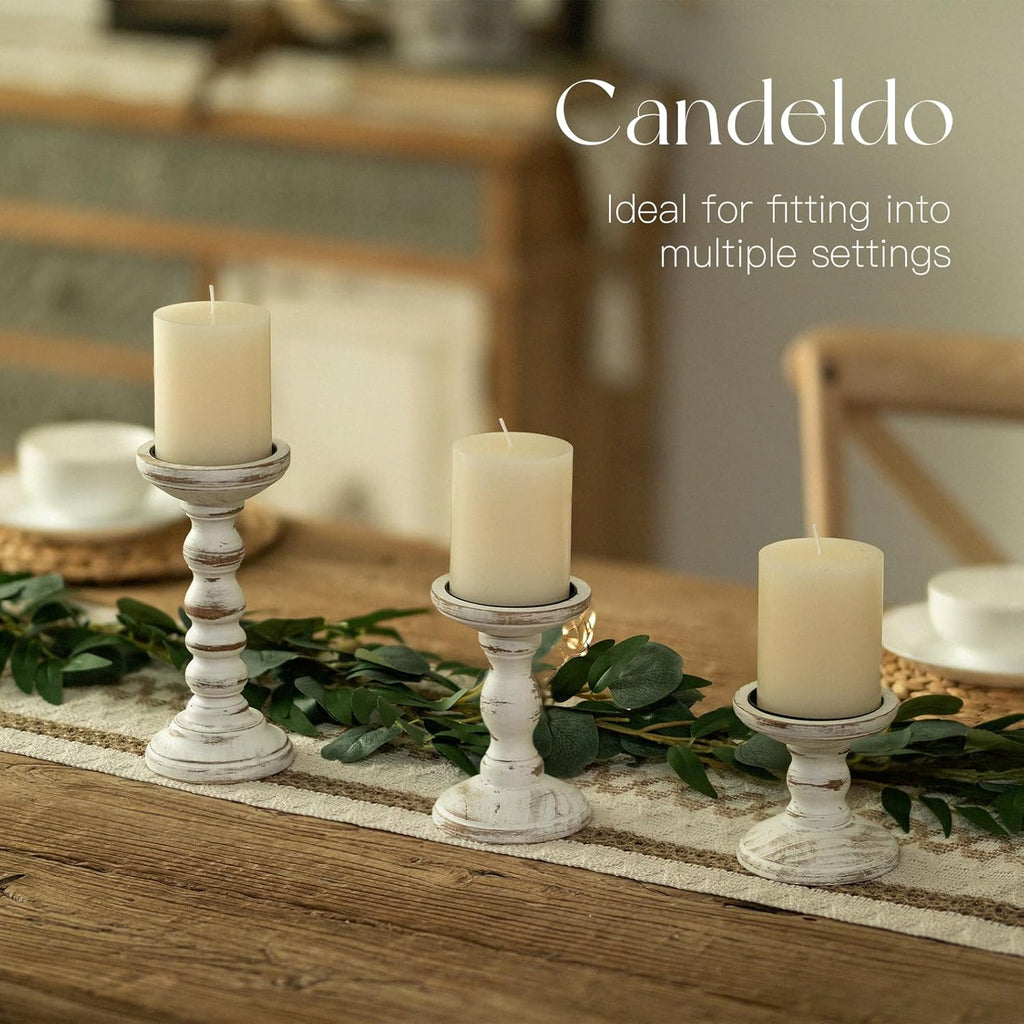 Farmhouse Black Candle — Set of 3 - View 2