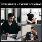 Soy Wax Black Scented Candle — 12x8 - View 5