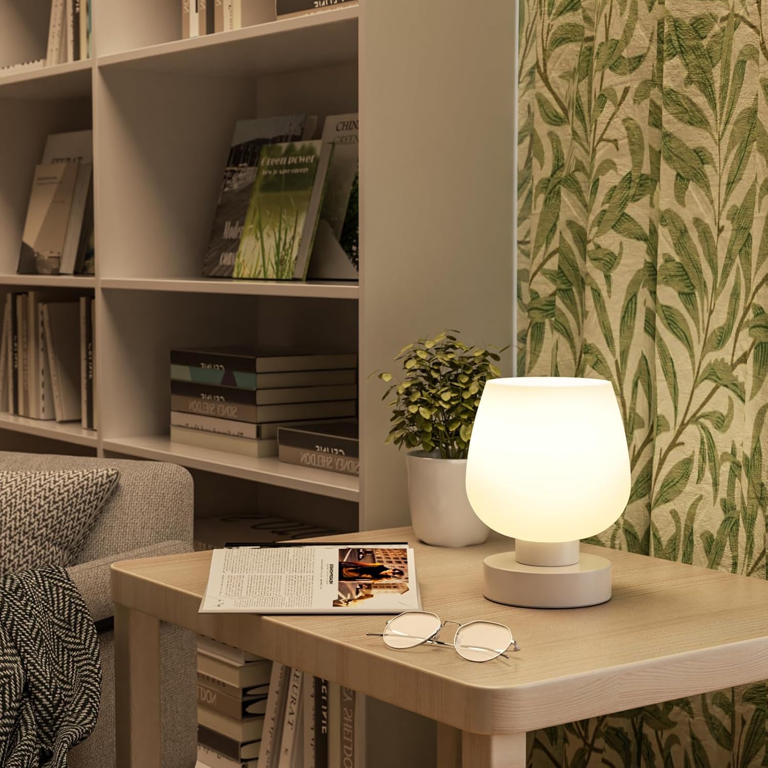 Dimmable Pink Bedside Lamp - View 4