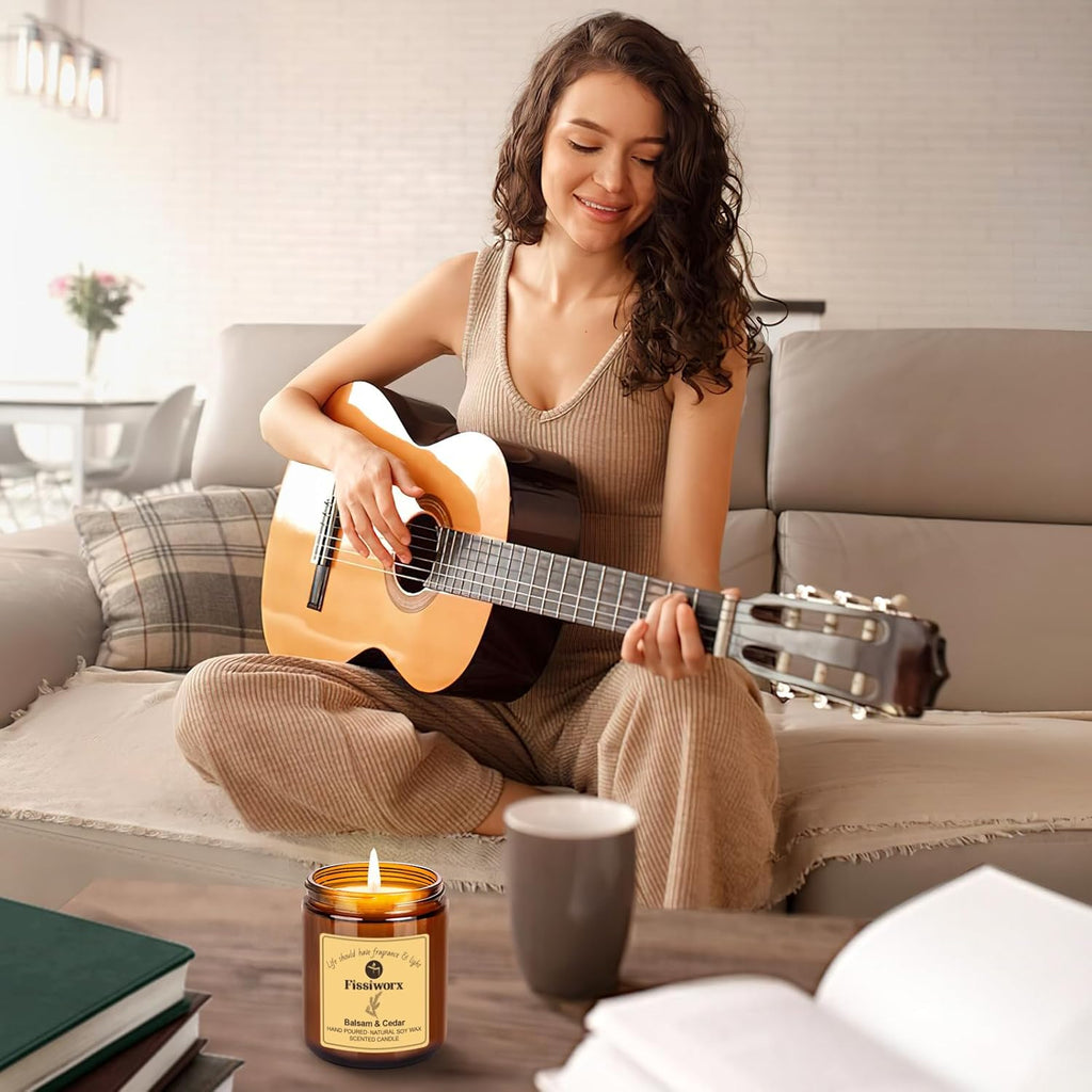 Soy Green Scented Candle - View 8