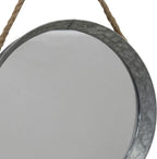 Round Farmhouse Metal Mirror — 11.9" - View 4