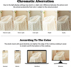 Beige Throw Pillow — 50" - View 6