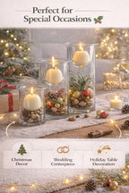 Glass Candle — Set of 3 - View 3