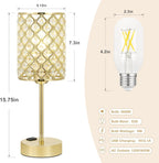 Dimmable Luxe Blue Desk Lamp - View 5