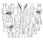 Farmhouse Black Flower Vase — Set of 32