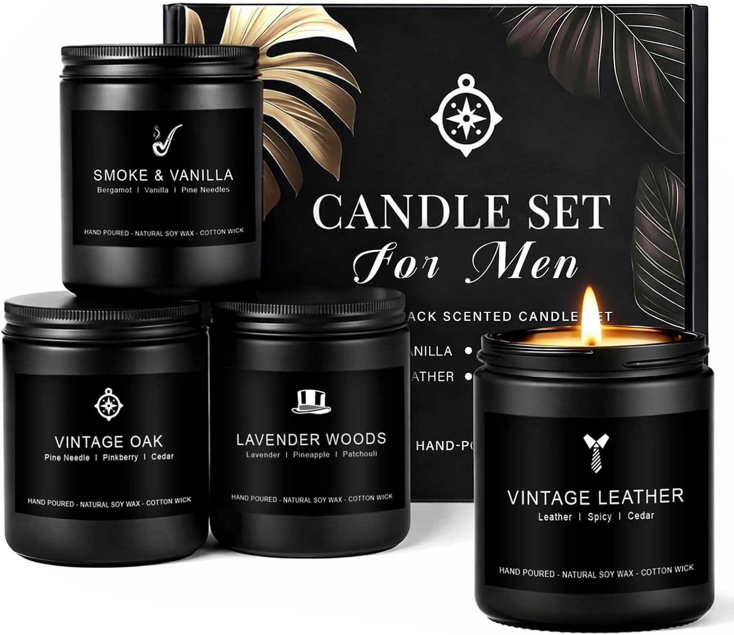 Scented Wood Soy Candle - View 7