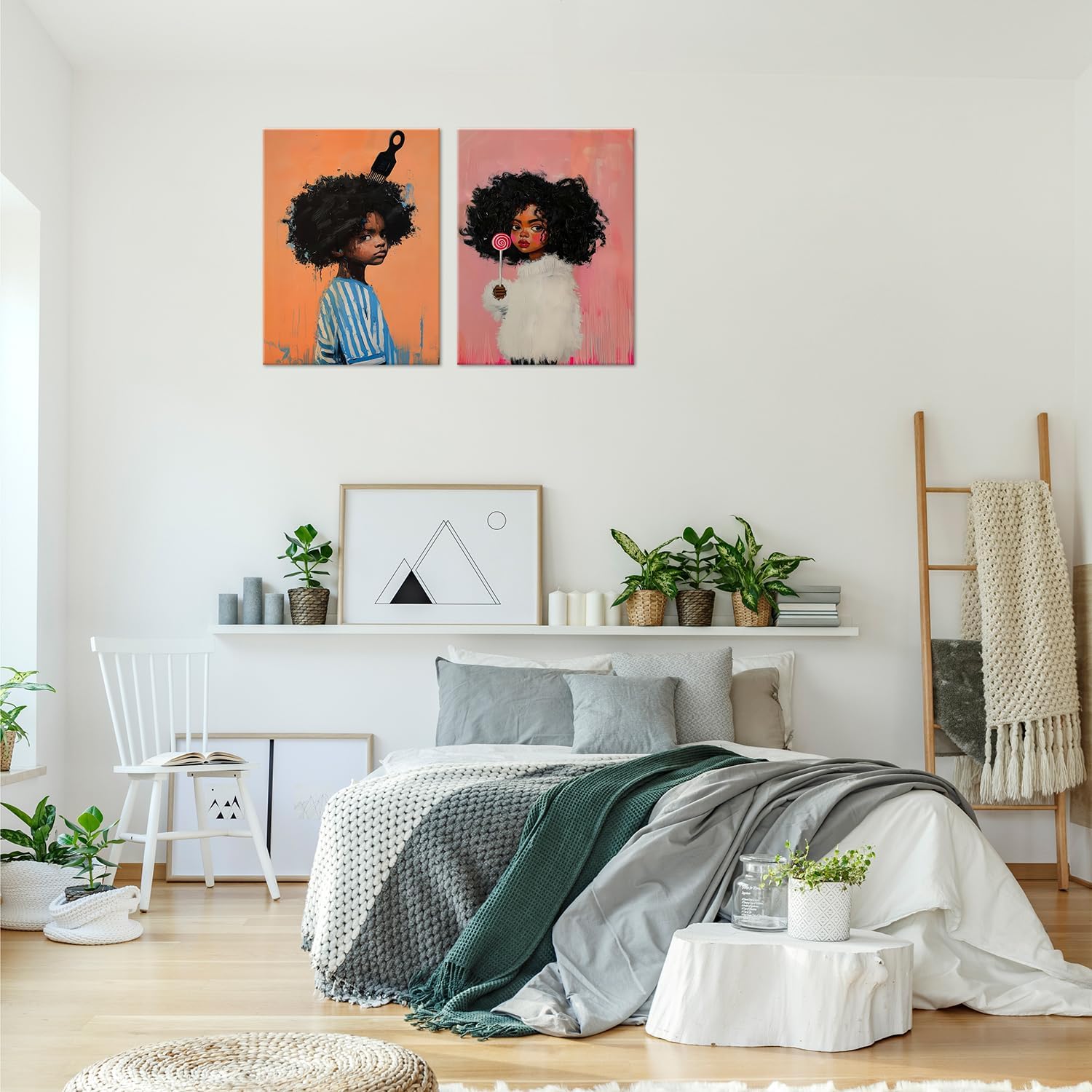 Modern Black Wall Decor — 16" - View 3