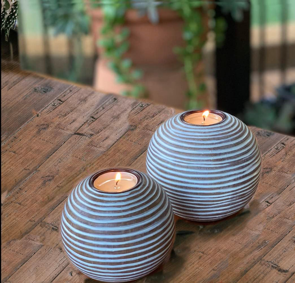 Beige Candle — Set of 2 - View 9