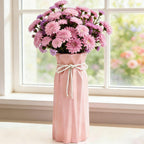 Farmhouse Blue Flower Vase — 9.5"