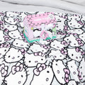 Black Throw Pillow — 60" — White - Hello Kitty
