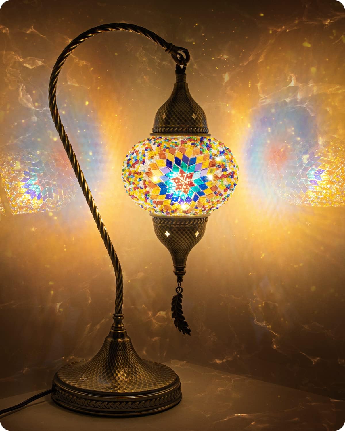 Blue Bedside Lamp — 19" — Color1
