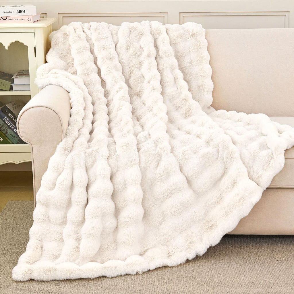 Beige Throw Pillow — 50" - View 7