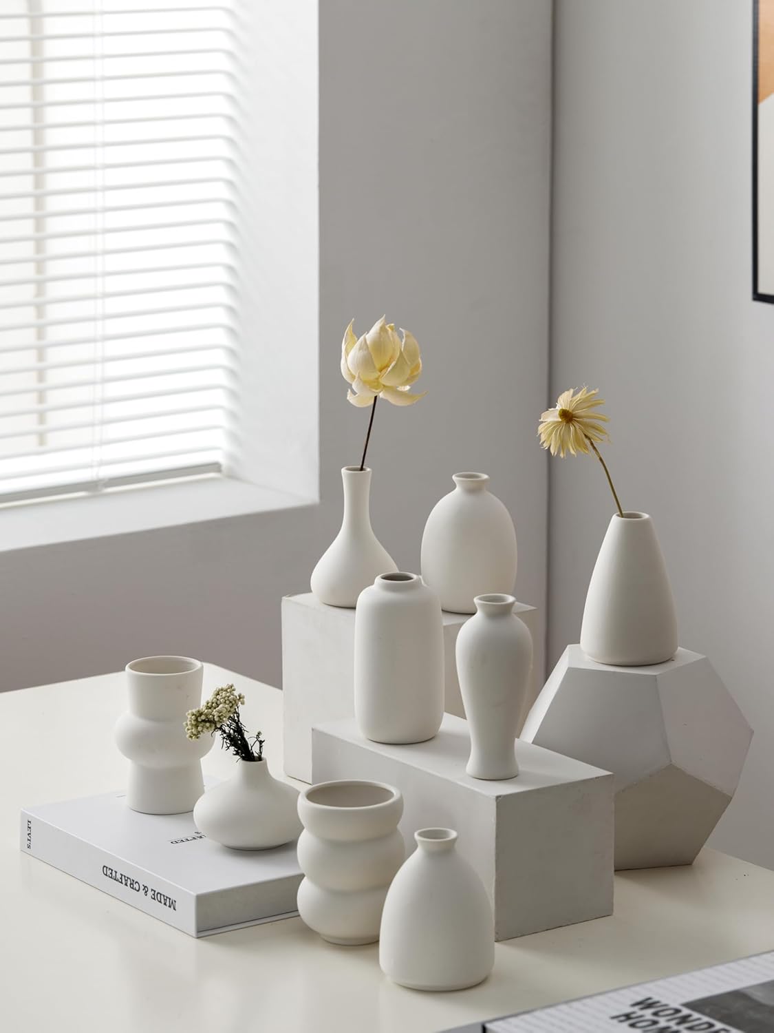 Boho Gold Vase — Set of 9 - View 5