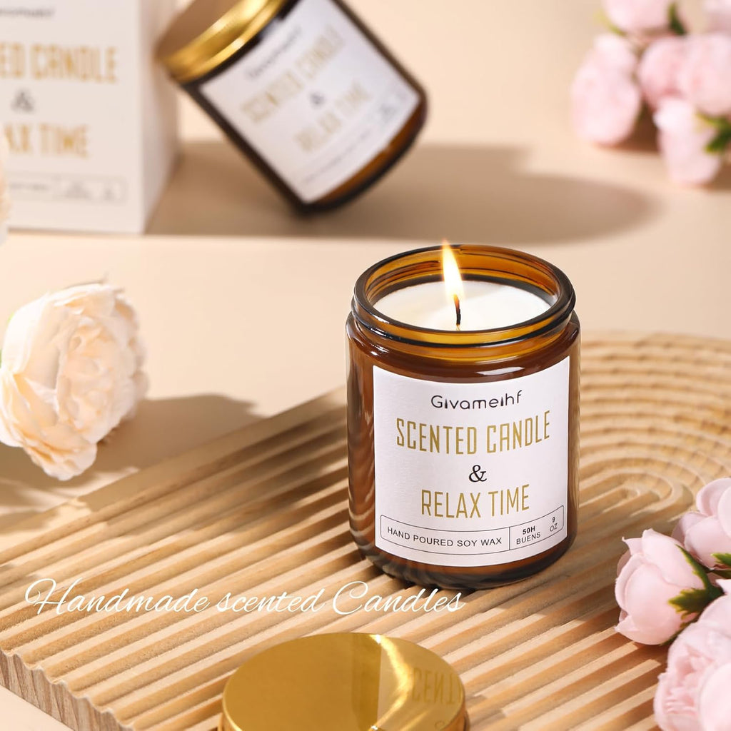 Soy Wax Luxe Black Scented Candle - View 3