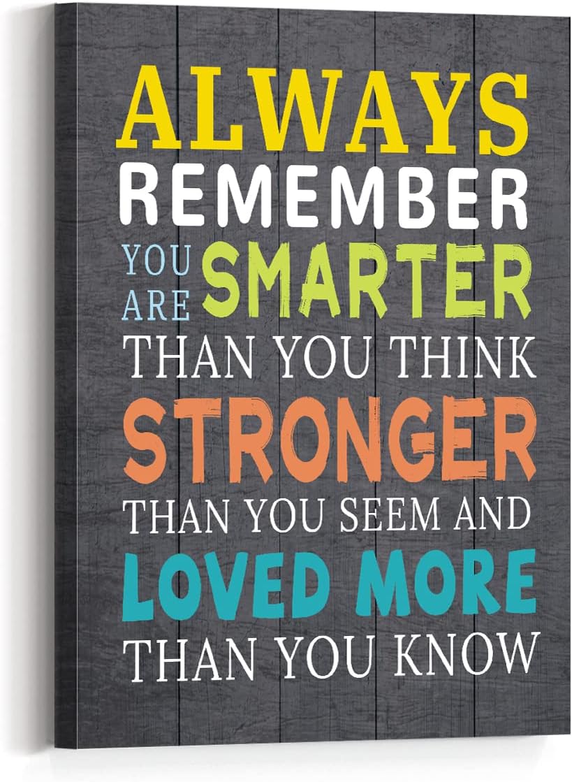 Fabric Wall Decor — 15" — Always remember