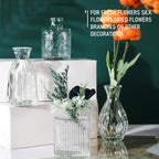 Glass Flower Vase — Set of 4 - View 7