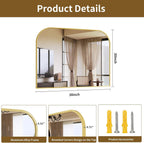 Framed Luxe Black Vanity Mirror — 30" - View 5