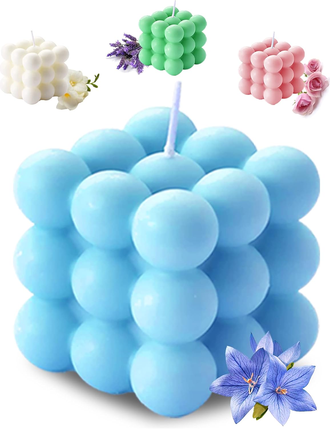 Scented Blue Candle — 2x5 — Blue