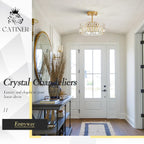 Luxe Black Chandelier — 4-Light - View 5