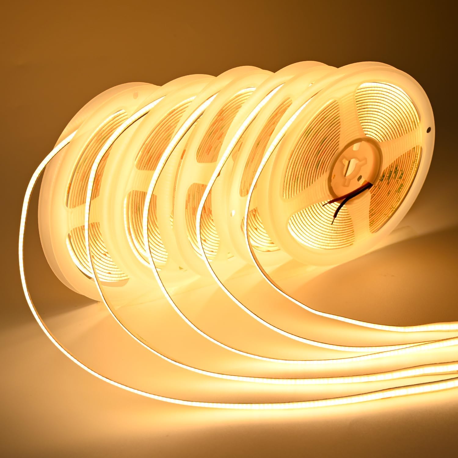 Dimmable Beige LED Strip Lights — 5Pack Warm White 3000K