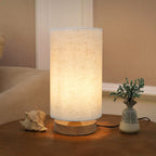 Linen Modern Fabric Desk Lamp — Set of 1