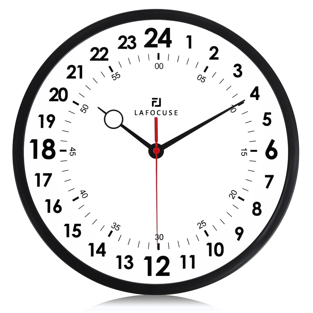 Battery Operated Modern Wall Clock — 12"