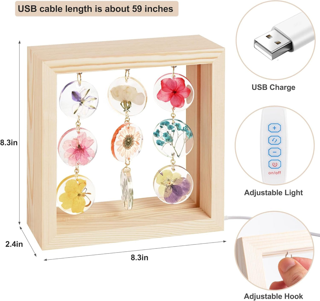 Dimmable Wood Bedside Lamp — 3X3 - View 4