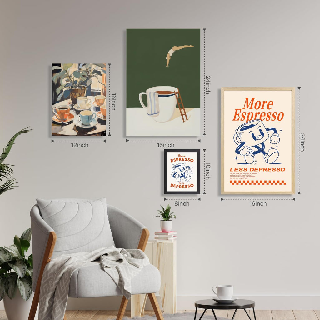 Framed Beige Wall Decor — 10" - View 7