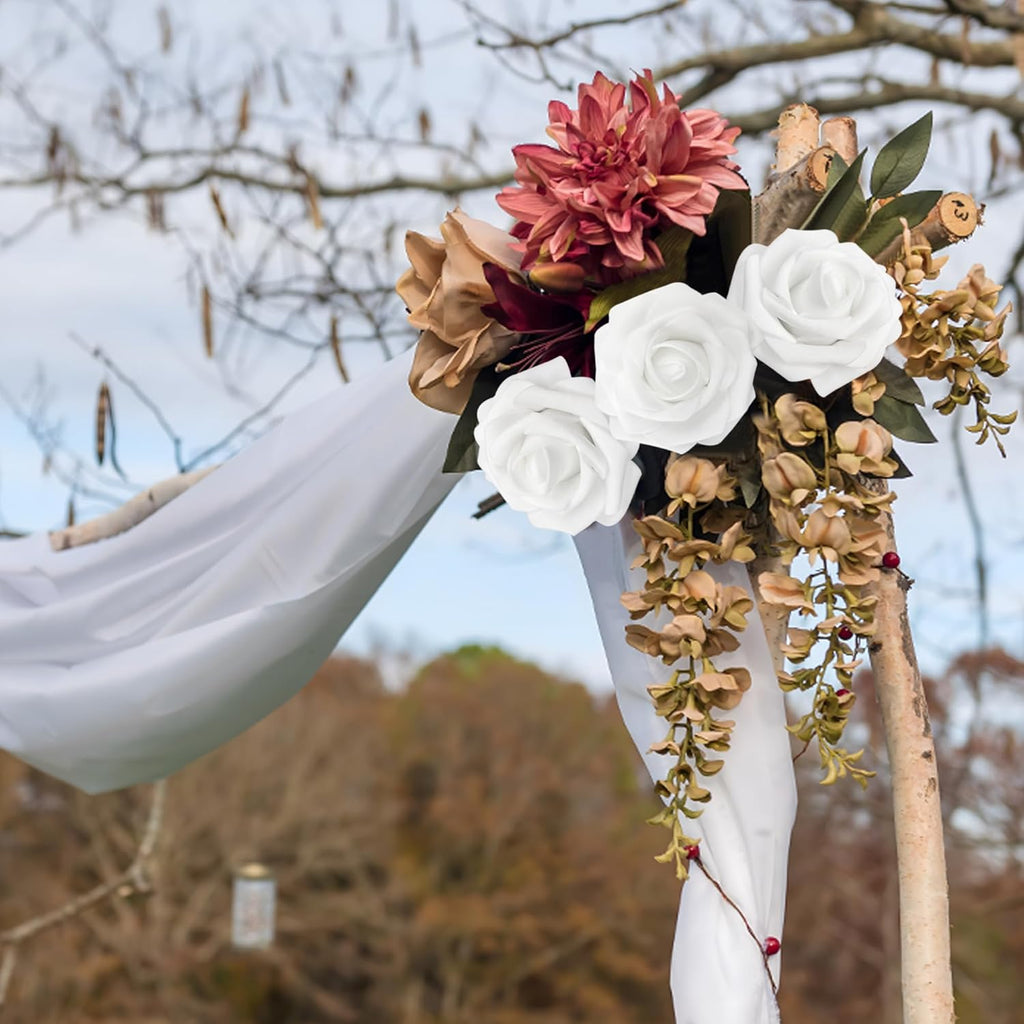 Beige Artificial Flowers — 3" - View 8