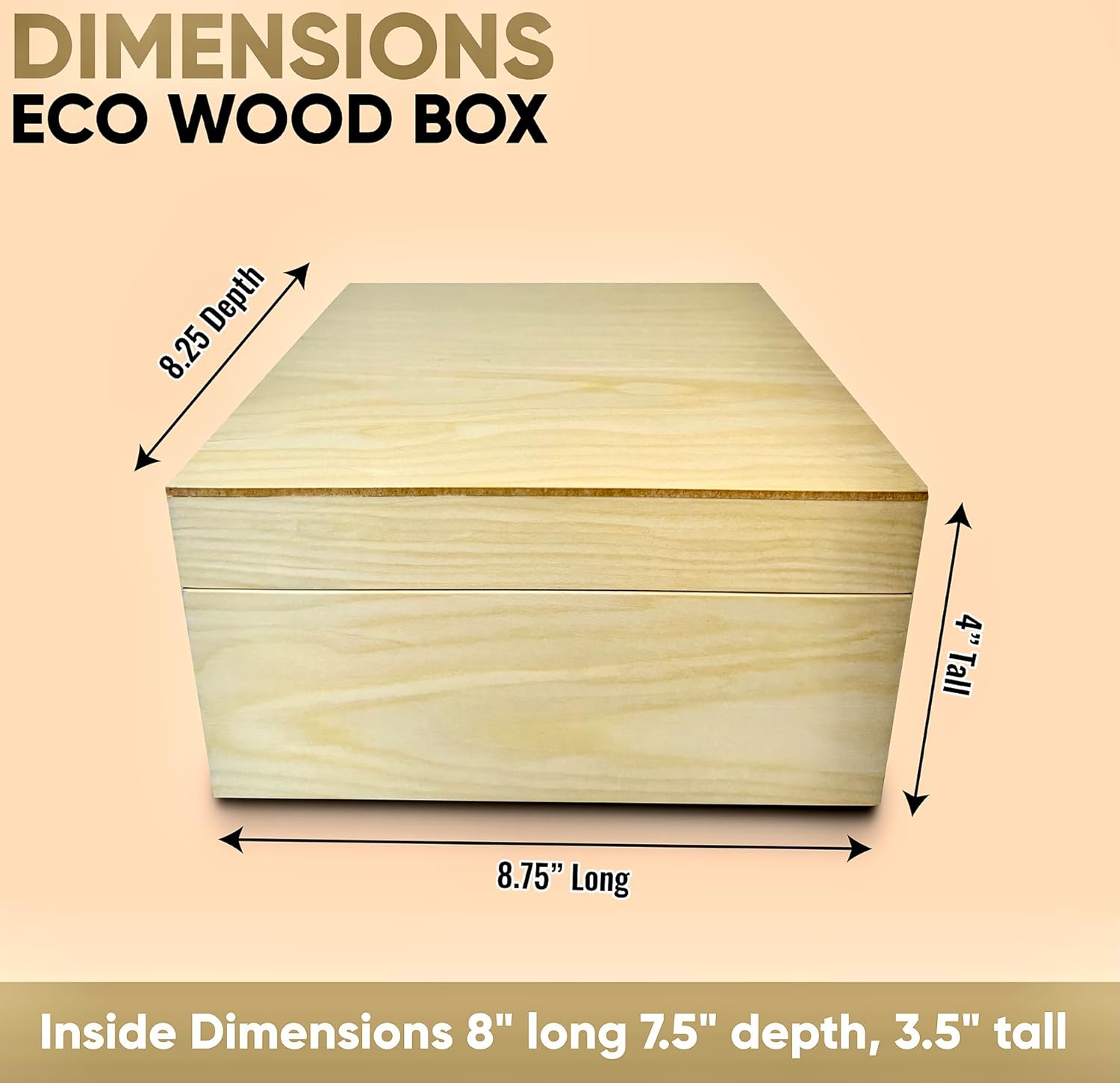 Wood Storage Basket - View 4