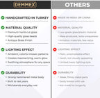 Handcrafted Boho Black Table Lamp — 15" - View 7