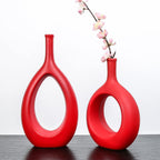 Modern Ceramic Decorative Vase — Set of 2 - View 6