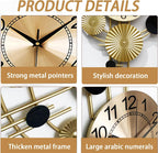 Battery Operated Farmhouse Gold Wall Decor — 7" - View 2
