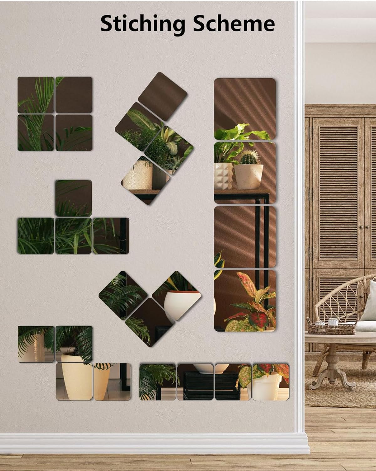 Silver Wall Mirror — 14" - View 2