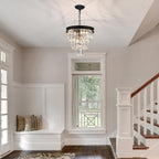 Luxe Black Chandelier — 12" - View 3