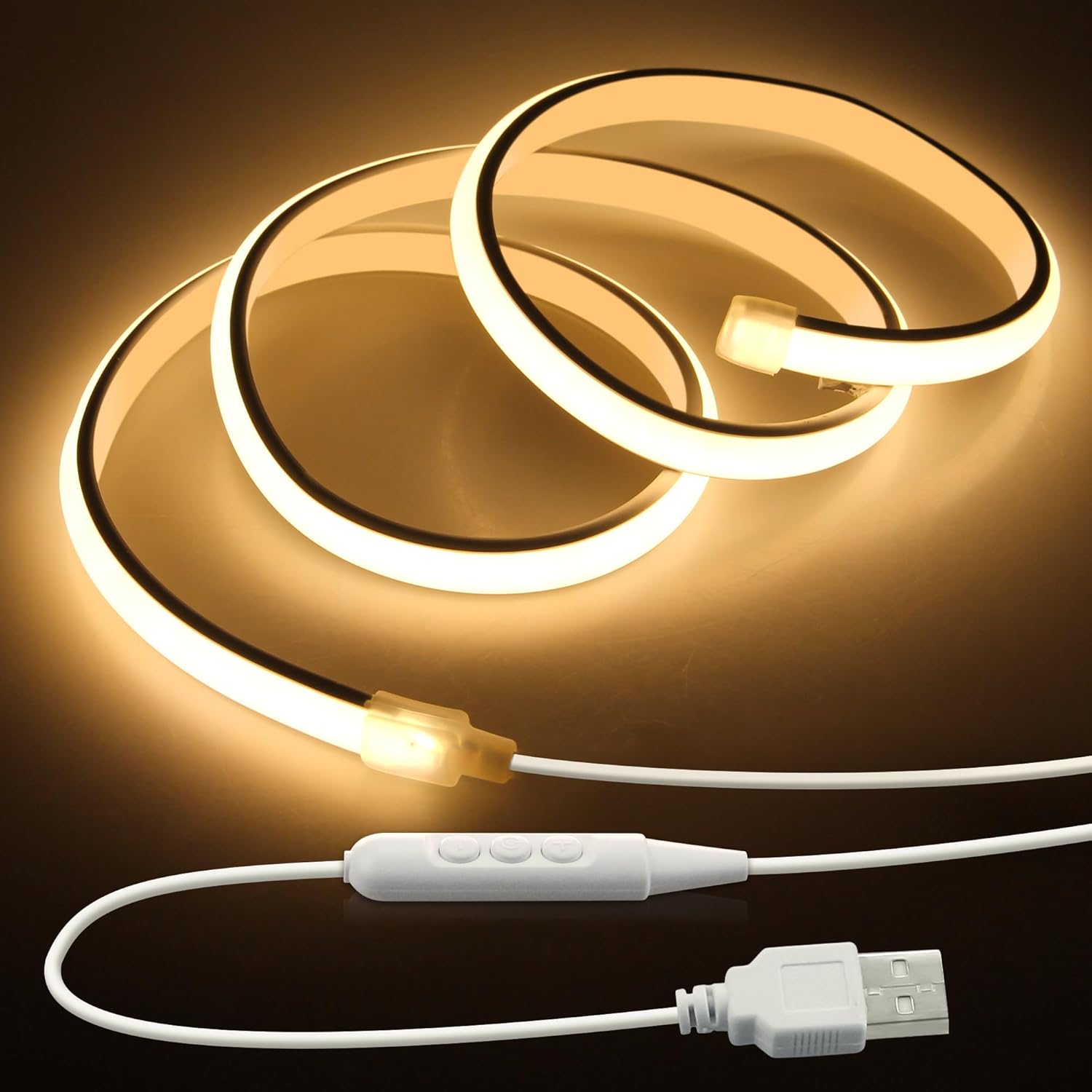 Dimmable White LED Strip Light — Warm White