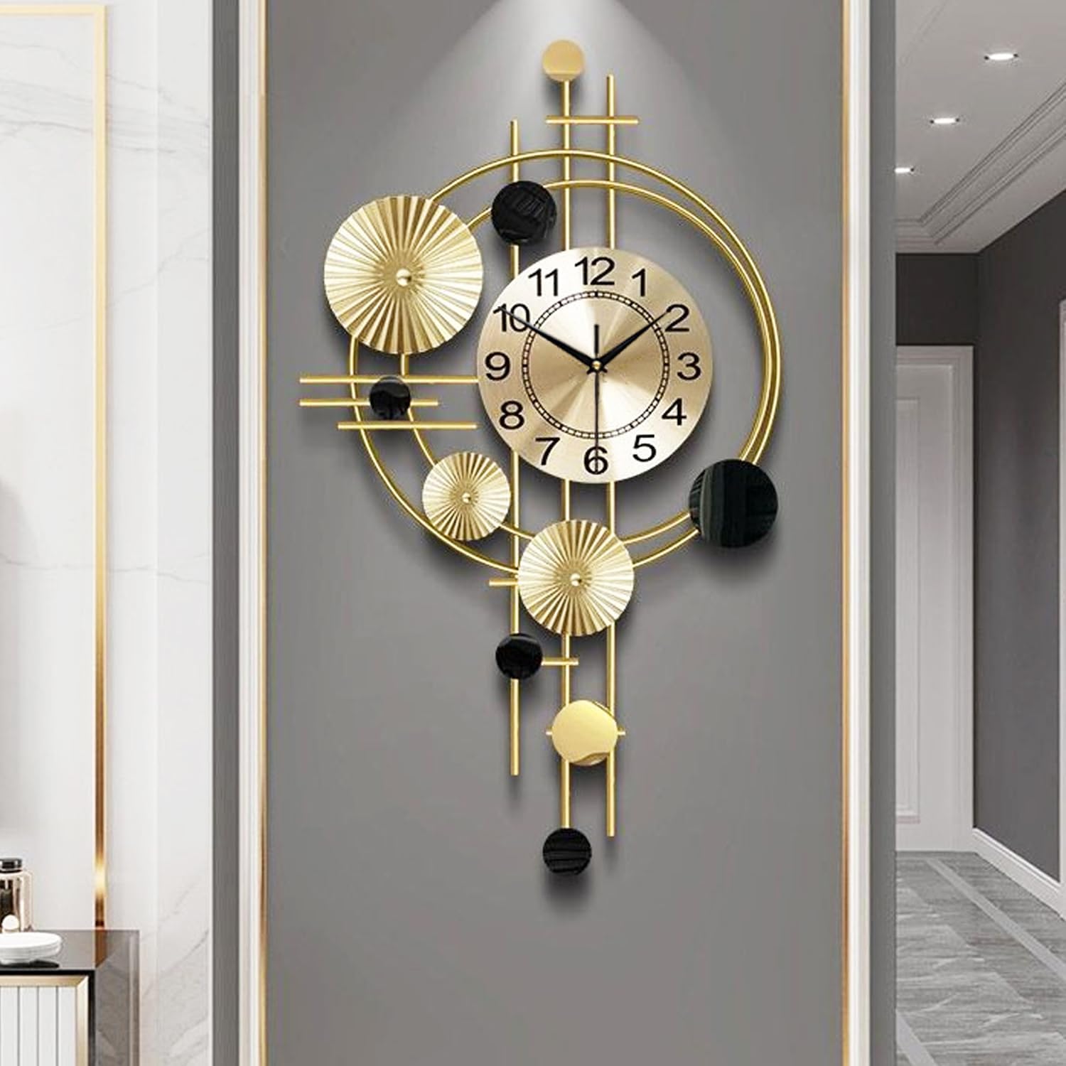Battery Operated Farmhouse Gold Wall Decor — 7" — 6422-golden