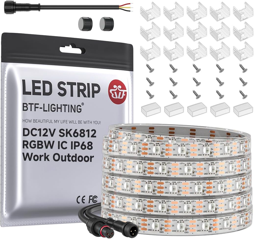 RGB Beige LED Strip Light — 1-Light — RGB+Natural White
